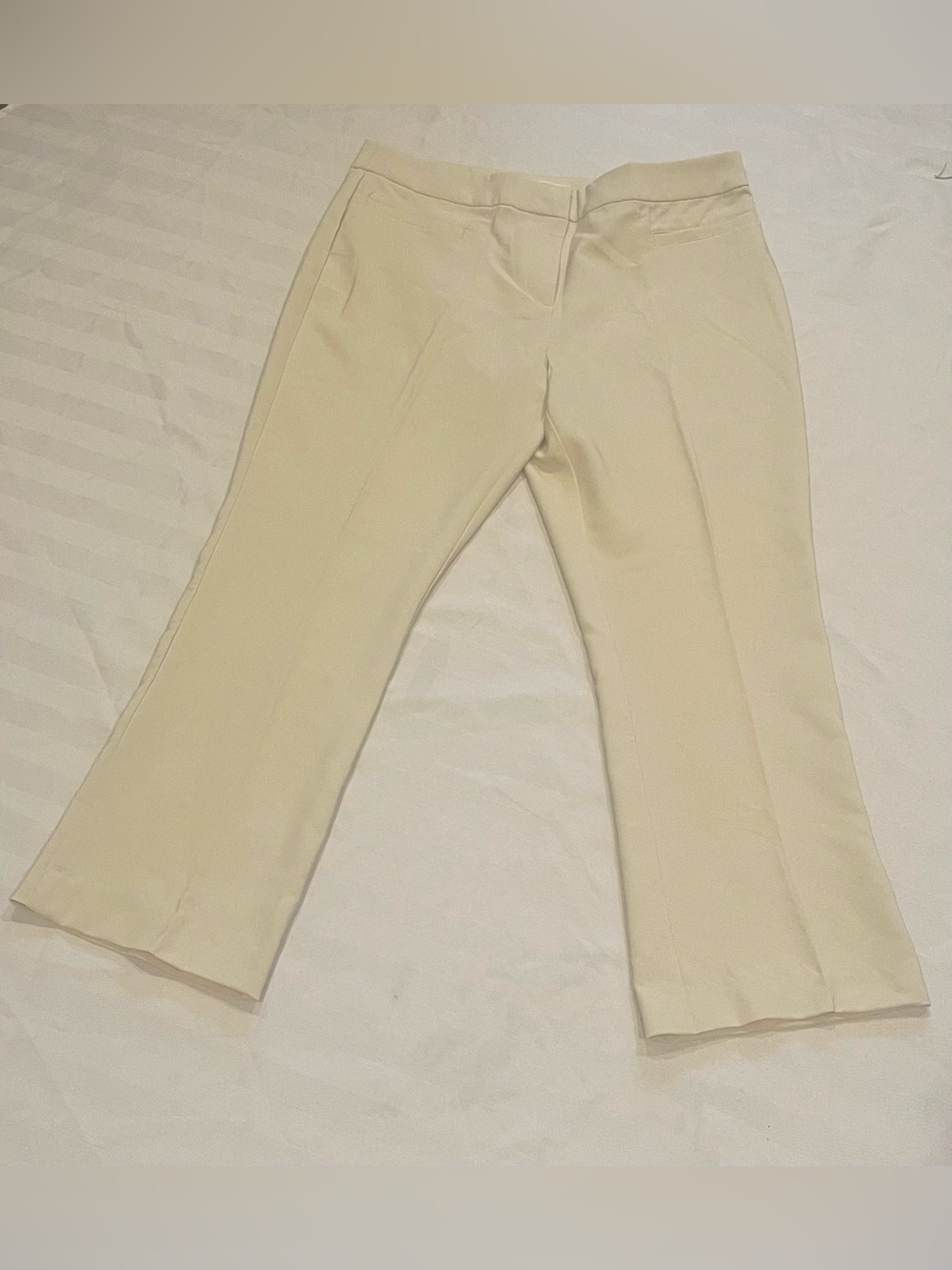 Cream Women's Dress Pants - Classic Tailored Fit